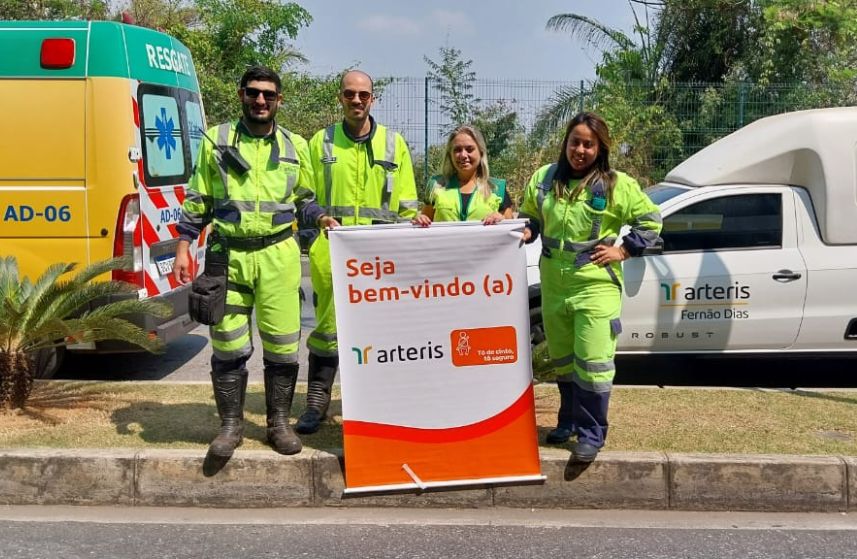 Campanha Da Arteris Fern O Dias Refor A Conscientiza O Sobre Seguran A